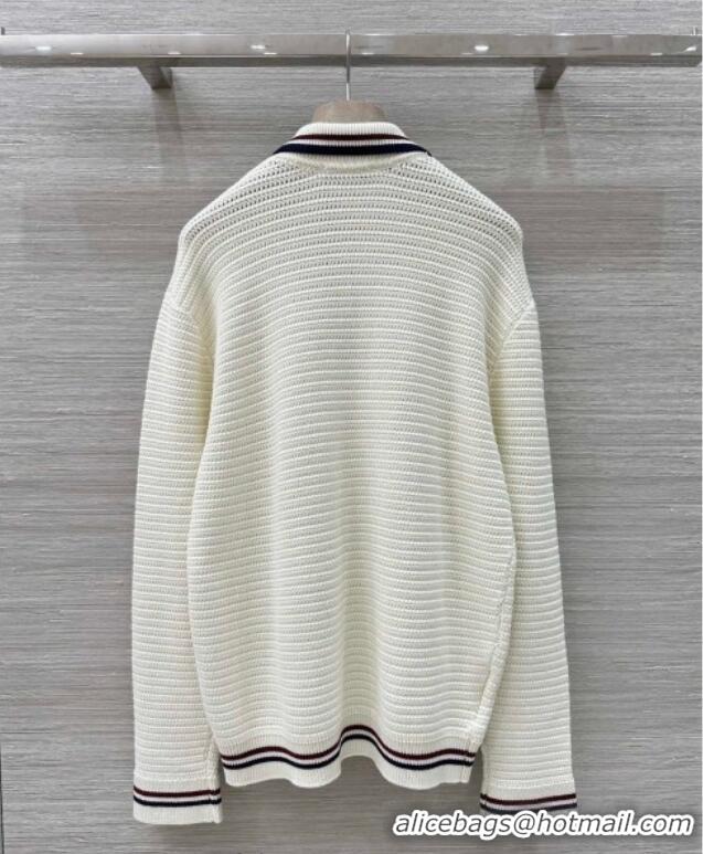 Buy Inexpensive Miu Miu Knit Jacket MIU061210 White 2025