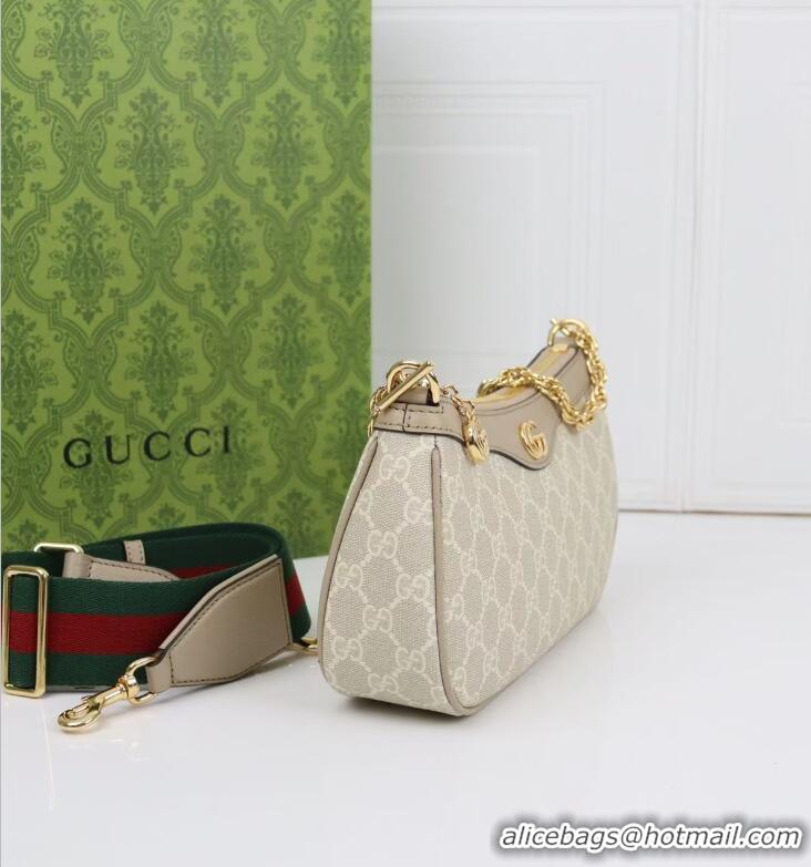 Grade Design Gucci Ophidia Small Shoulder Bag in GG Supreme ‎735132 Beige/White 2025