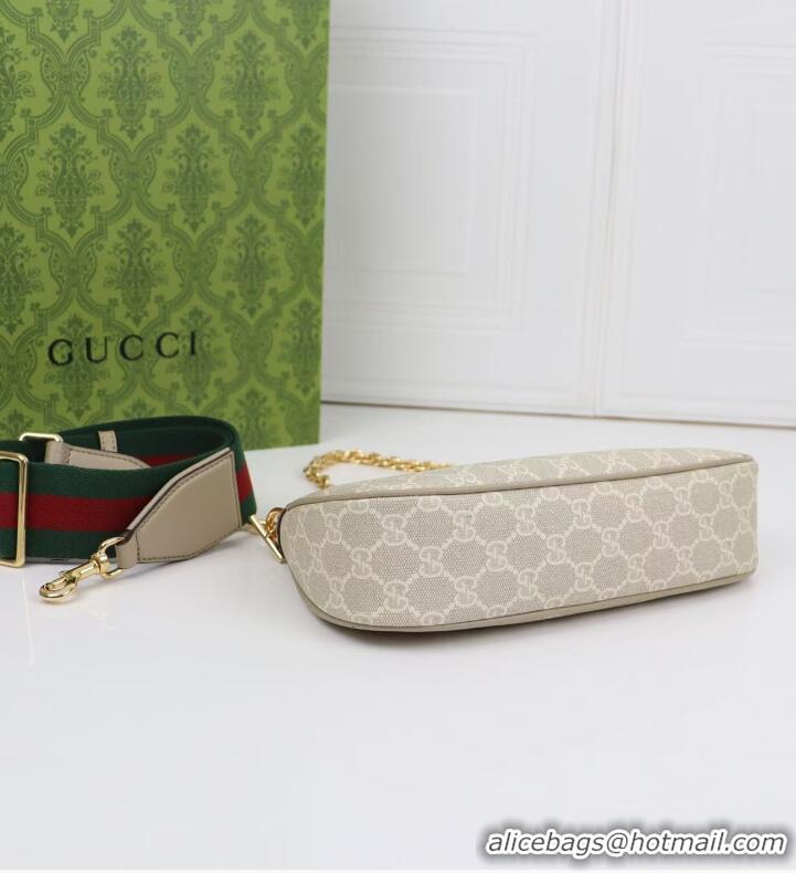 Grade Design Gucci Ophidia Small Shoulder Bag in GG Supreme ‎735132 Beige/White 2025