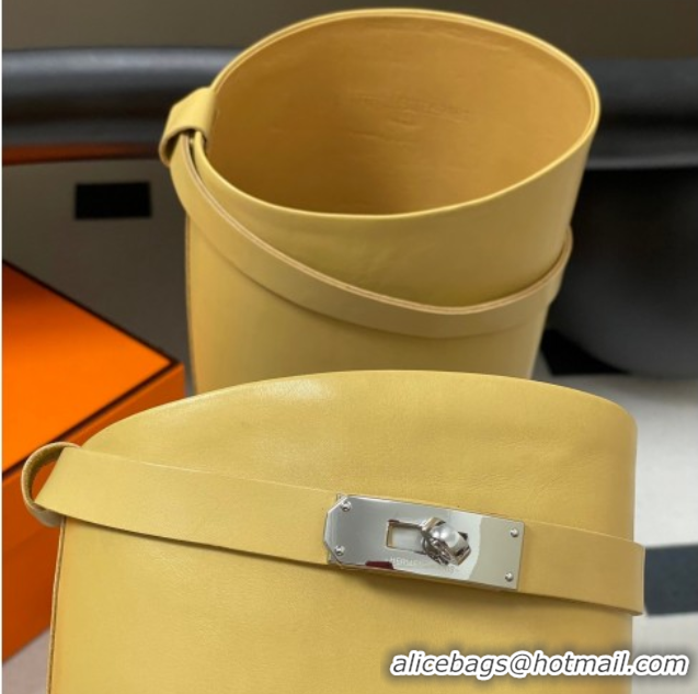 Best Product Hermes Jumping Boots in Calfskin with Kelly Strap Yellow 2025 H082001 0820010