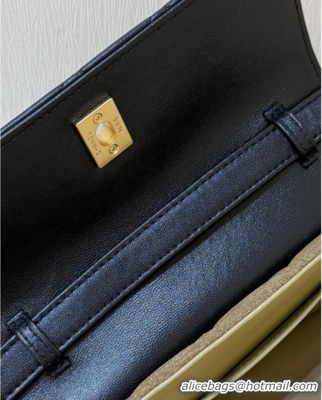 Inexpensive Chanel Suede & Lambskin Phone Holder with Strap AP4677 Beige/Black 2025 Top Quality