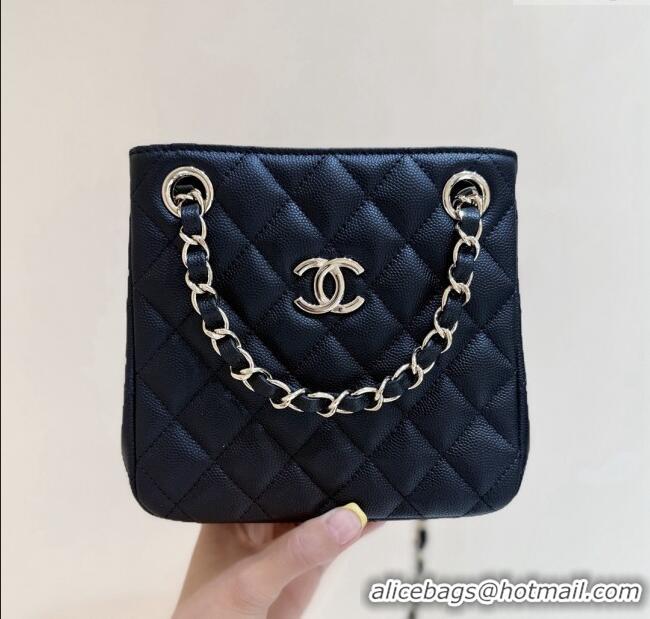 Famous Brand Chanel Shoulder Bag in Grainy Calfskin AS3176 Black 2025 Top Quality