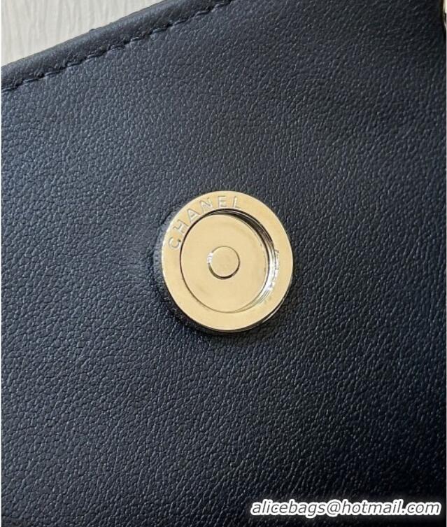 Famous Brand Chanel Shoulder Bag in Grainy Calfskin AS3176 Black 2025 Top Quality