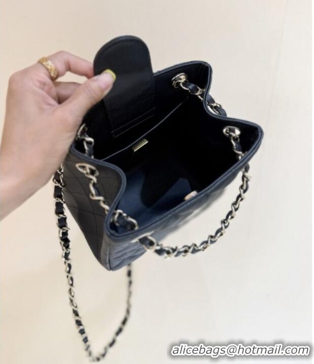 Famous Brand Chanel Shoulder Bag in Grainy Calfskin AS3176 Black 2025 Top Quality