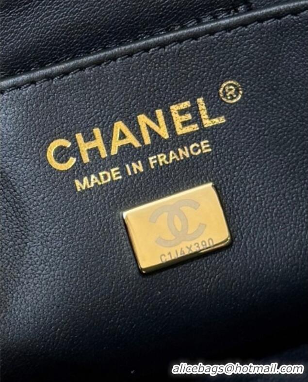 Famous Brand Chanel Shoulder Bag in Grainy Calfskin AS3176 Black 2025 Top Quality