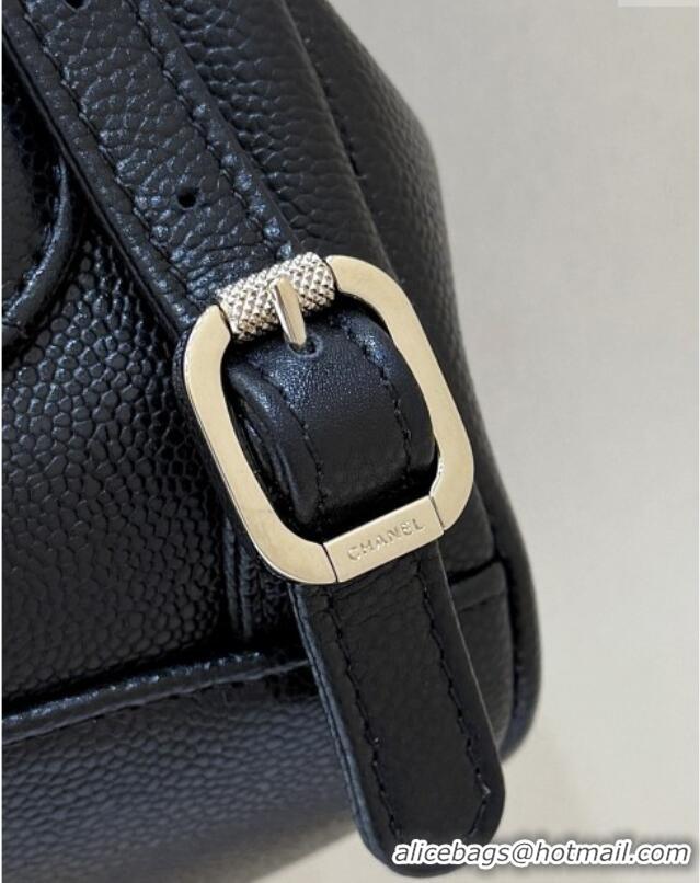 Top Grade Chanel Grained Calfskin Mini Backpack AS3530 Black Top Quality