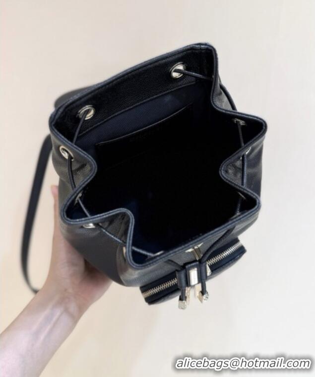 Top Grade Chanel Grained Calfskin Mini Backpack AS3530 Black Top Quality
