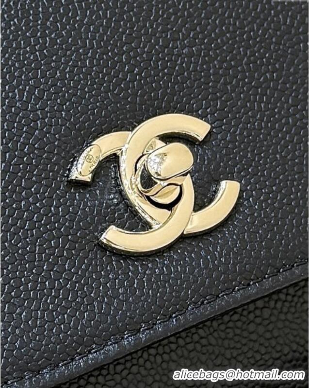 Top Grade Chanel Grained Calfskin Mini Backpack AS3530 Black Top Quality
