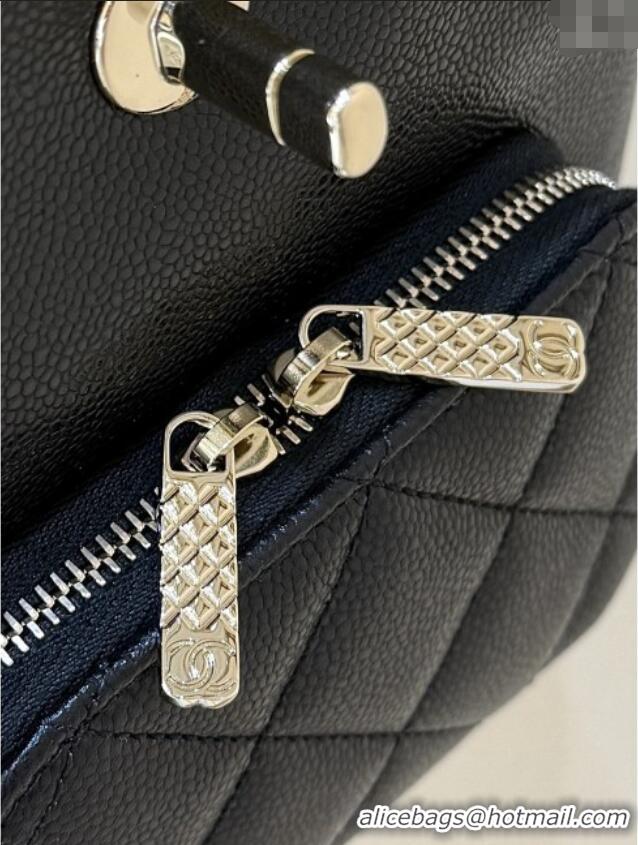 Top Grade Chanel Grained Calfskin Mini Backpack AS3530 Black Top Quality