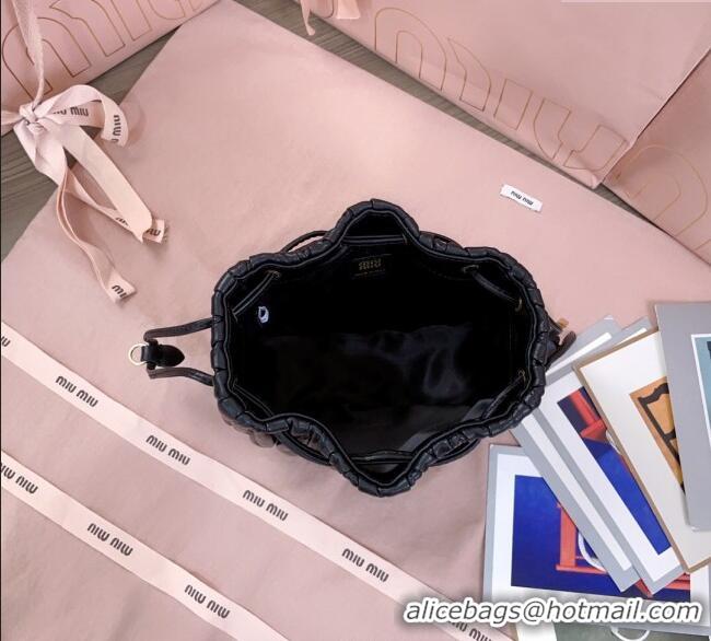 Well Crafted Miu Miu Matelasse Nappa Leather Pouch 5ND022 Black 2025