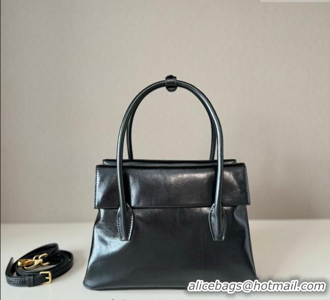 Grade Design Miu Miu Solitaire Leather Bag 5BA303 Black 2025