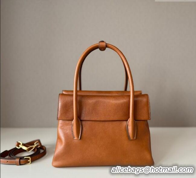 Buy Discount Miu Miu Solitaire Leather Bag 5BA303 Brown 2025