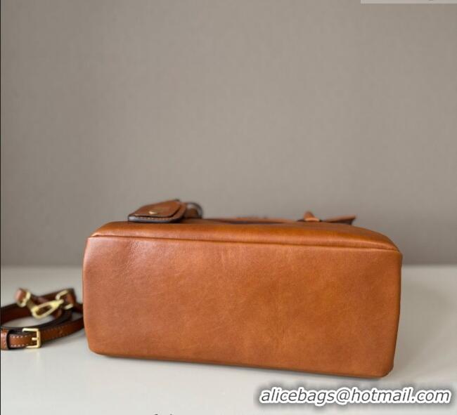 Buy Discount Miu Miu Solitaire Leather Bag 5BA303 Brown 2025