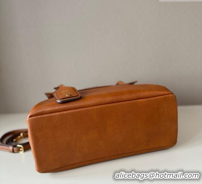 Promotional Miu Miu Solitaire Leather Bag 5BA302 Brown 2025
