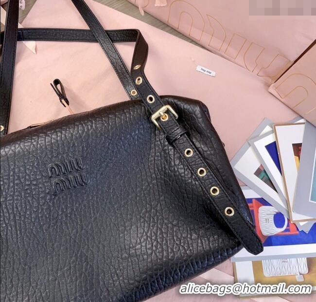 Super Quality Miu Miu Lambskin Leather Shoulder Bag 5BC190 Black 2025