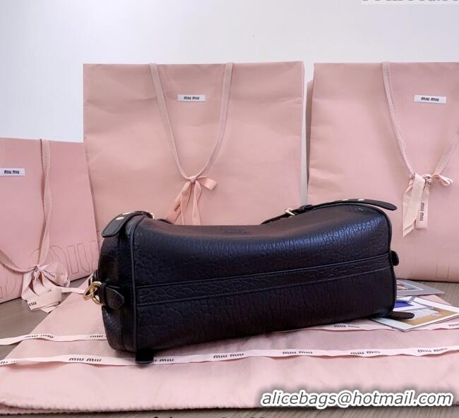Super Quality Miu Miu Lambskin Leather Shoulder Bag 5BC190 Black 2025