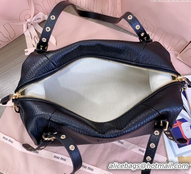 Super Quality Miu Miu Lambskin Leather Shoulder Bag 5BC190 Black 2025