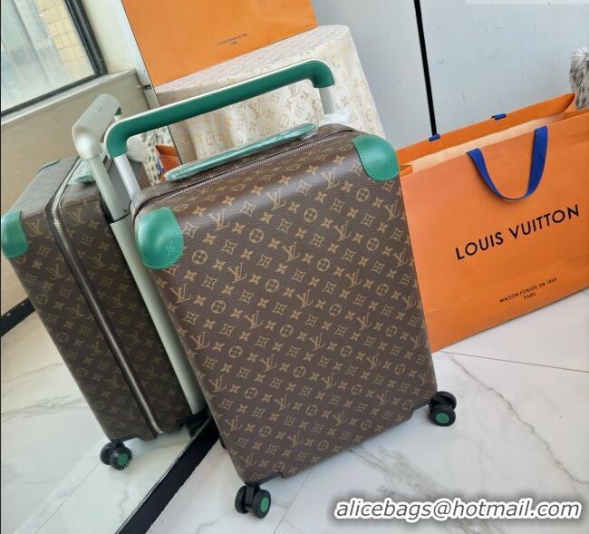 Well Crafted Louis Vuitton Horizon 55 Rolling Suitcase Luggage Travel Bag in Monogram Edlipse Canvas L6032 Green 2025