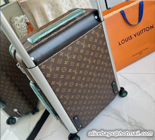 Well Crafted Louis Vuitton Horizon 55 Rolling Suitcase Luggage Travel Bag in Monogram Edlipse Canvas L6032 Green 2025