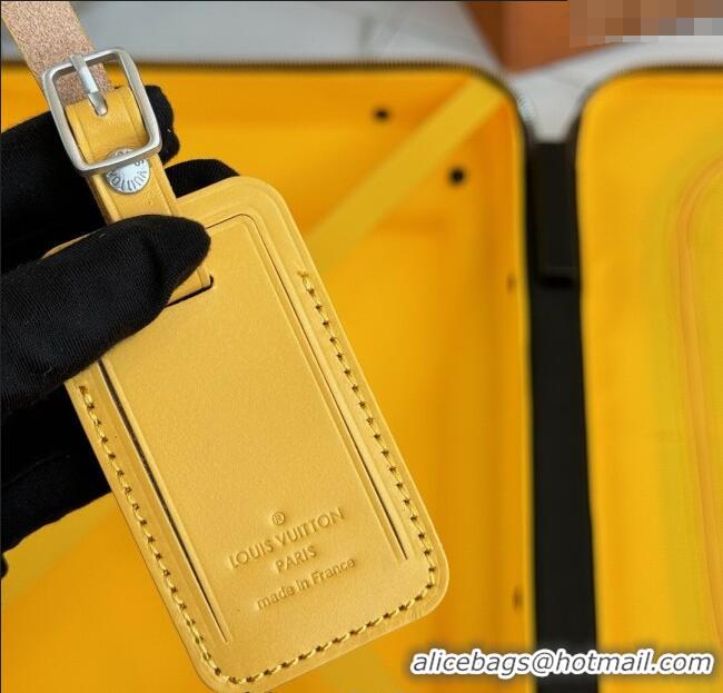 Top Design Louis Vuitton Horizon 55 Rolling Suitcase Luggage Travel Bag in Monogram Edlipse Canvas L6032 Yellow 2025