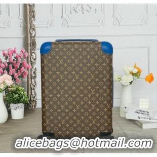 Best Price Louis Vuitton Horizon 55 Rolling Suitcase Luggage Travel Bag in Monogram Canvas 0926 Blue 2025