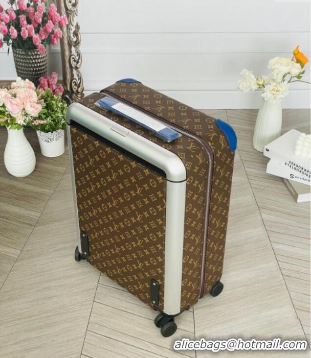 Best Price Louis Vuitton Horizon 55 Rolling Suitcase Luggage Travel Bag in Monogram Canvas 0926 Blue 2025