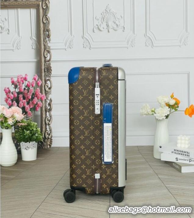 Best Price Louis Vuitton Horizon 55 Rolling Suitcase Luggage Travel Bag in Monogram Canvas 0926 Blue 2025