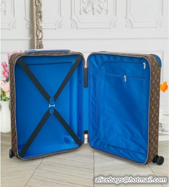 Best Price Louis Vuitton Horizon 55 Rolling Suitcase Luggage Travel Bag in Monogram Canvas 0926 Blue 2025
