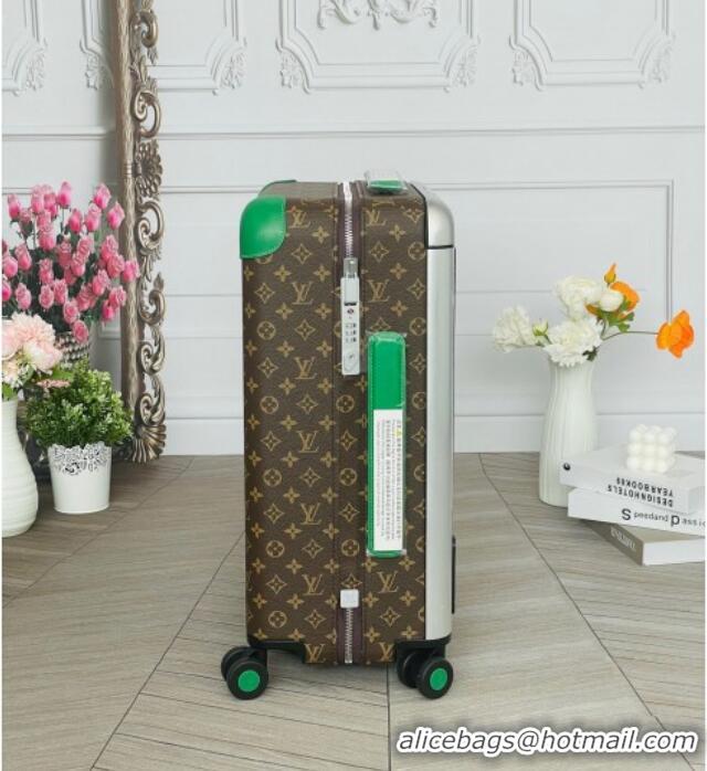 Luxury Cheap Louis Vuitton Horizon 55 Rolling Suitcase Luggage Travel Bag in Monogram Canvas 0926 Green 2025