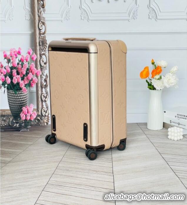 Modern Classic Louis Vuitton Horizon 55 Rolling Suitcase Luggage Travel Bag in Monogram Leather 0926 Beige 2025