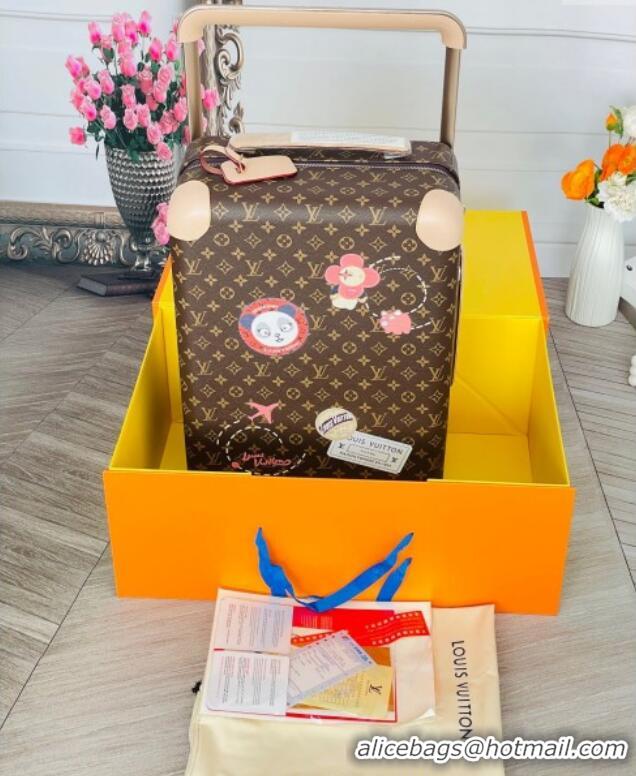 Well Crafted Louis Vuitton Vivienne Horizon 55 Rolling Suitcase Luggage Travel Bag in Monogram Canvas 0926 2025