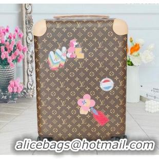 Good Taste Louis Vuitton Vivienne Horizon 55 Rolling Suitcase Luggage Travel Bag in Monogram Canvas V6048 2025