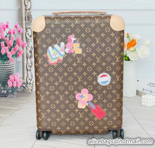 Good Taste Louis Vuitton Vivienne Horizon 55 Rolling Suitcase Luggage Travel Bag in Monogram Canvas V6048 2025