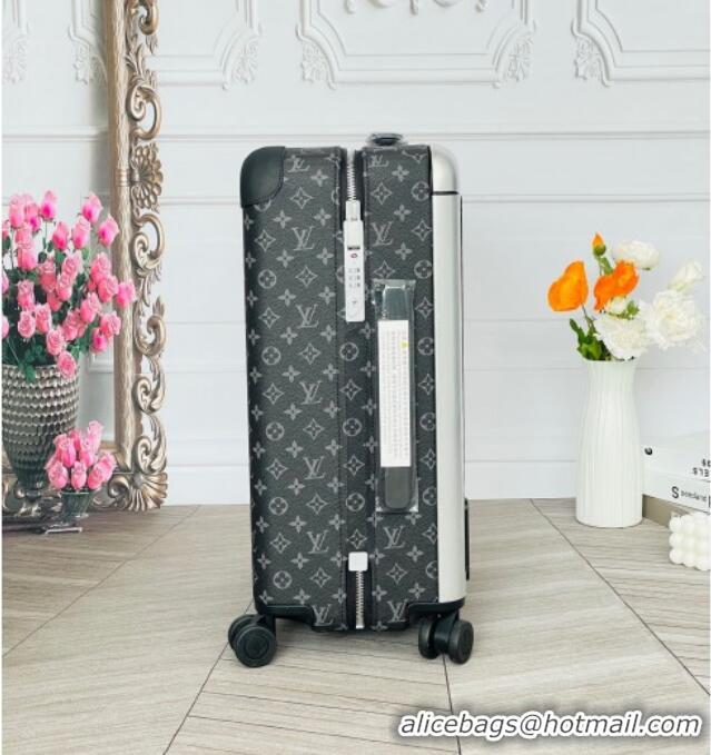 Best Grade Louis Vuitton Horizon 55 Rolling Suitcase Luggage Travel Bag in Classic Monogram Canvas 0926 Black 2025