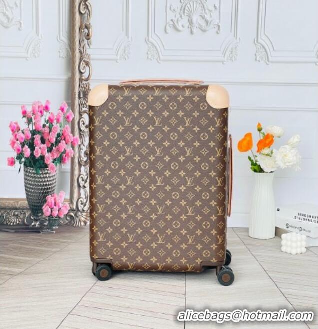 Modern Classic Louis Vuitton Horizon 55 Rolling Suitcase Luggage Travel Bag in Classic Monogram Canvas 0926 Brown 2025