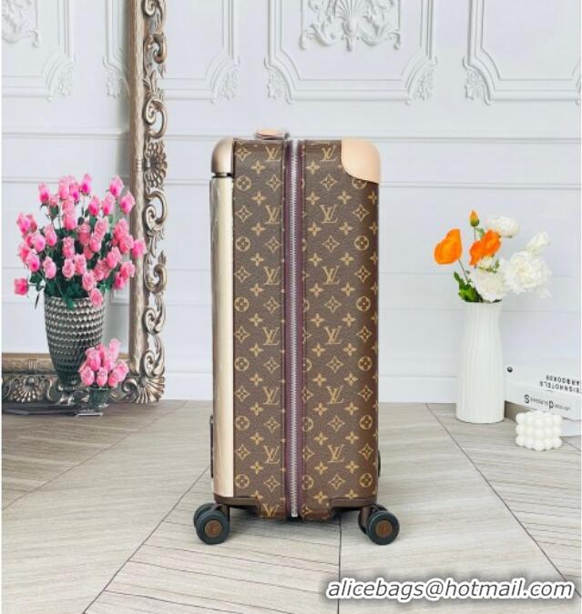 Modern Classic Louis Vuitton Horizon 55 Rolling Suitcase Luggage Travel Bag in Classic Monogram Canvas 0926 Brown 2025