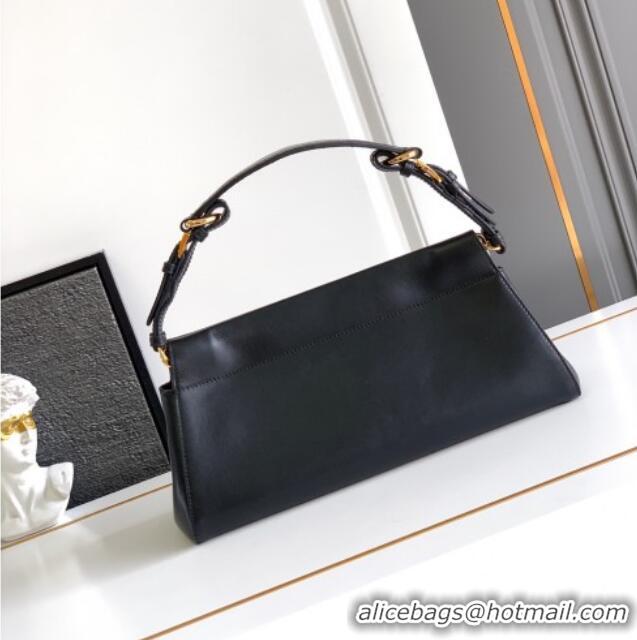 Traditional Specials Prada Enchaine medium leather bag 1BC262 Black 2025