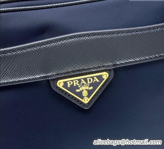 Buy Cheapest Prada Nylon Crossbody Bag 1BH218 Blue 2025