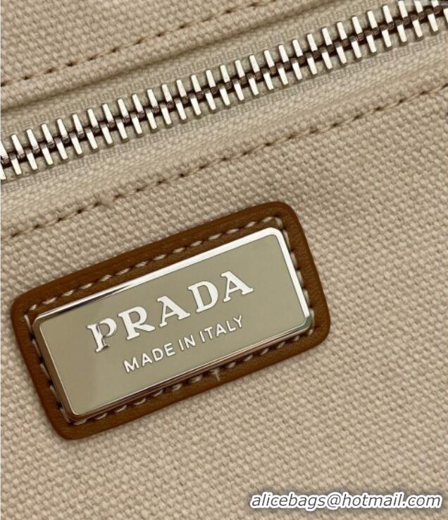 Trendy Design Prada Mens Canvas duffle bag 2VC051 White 2025