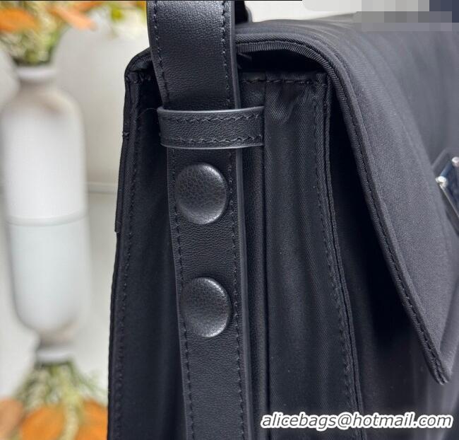 Grade Quality Prada Traveller small padded Re-Nylon shoulder bag 1BD313 Black 2025