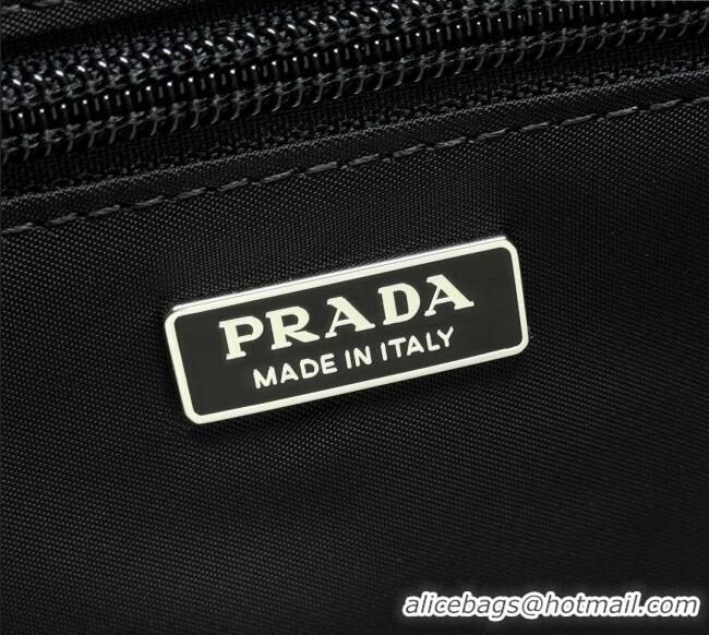 Grade Quality Prada Traveller small padded Re-Nylon shoulder bag 1BD313 Black 2025