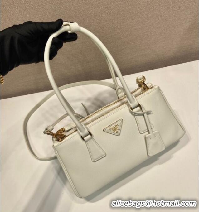 Original Cheap Prada leather shoulder bag 1BA457 White 2025