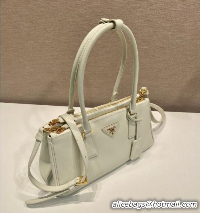 Original Cheap Prada leather shoulder bag 1BA457 White 2025