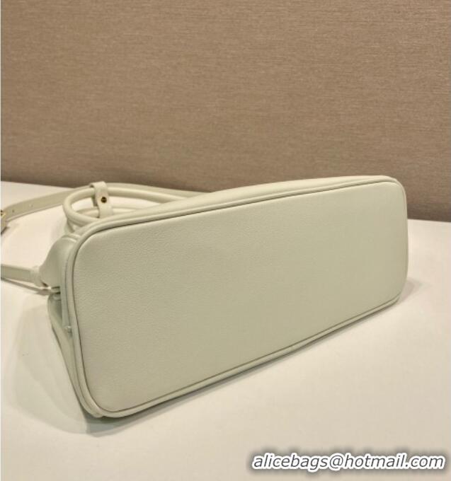 Original Cheap Prada leather shoulder bag 1BA457 White 2025