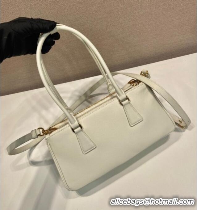 Original Cheap Prada leather shoulder bag 1BA457 White 2025