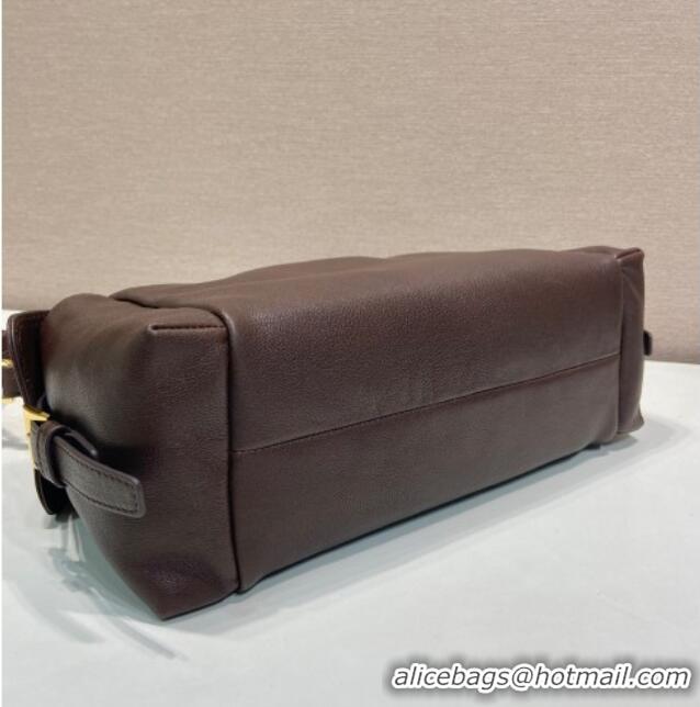 High Quality Prada Explore Large Nappa Leather Shoulder Bag 1BC264 Sienna Brown 2025