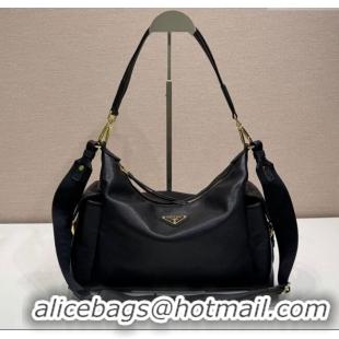 Modern Classic Prada Explore Large Nappa Leather Shoulder Bag 1BC264 Black 2025