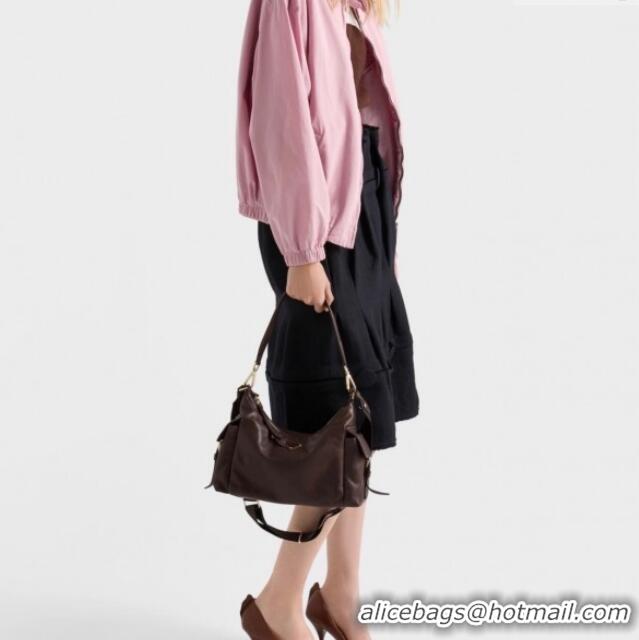 Modern Classic Prada Explore Large Nappa Leather Shoulder Bag 1BC264 Black 2025