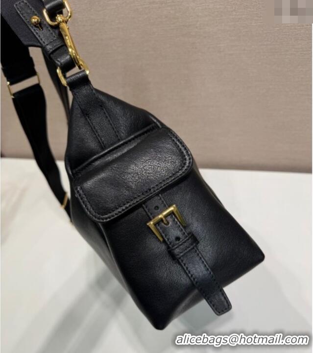 Modern Classic Prada Explore Large Nappa Leather Shoulder Bag 1BC264 Black 2025