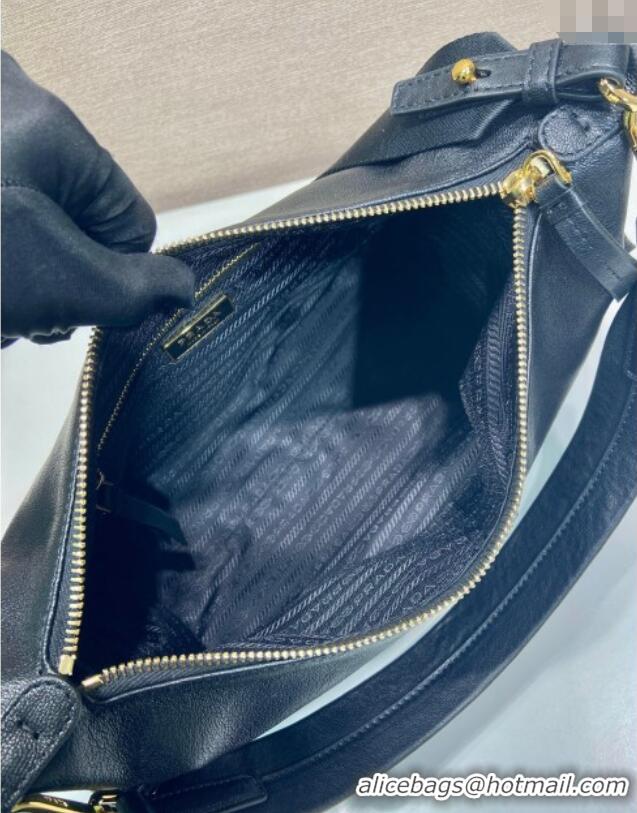 Modern Classic Prada Explore Large Nappa Leather Shoulder Bag 1BC264 Black 2025
